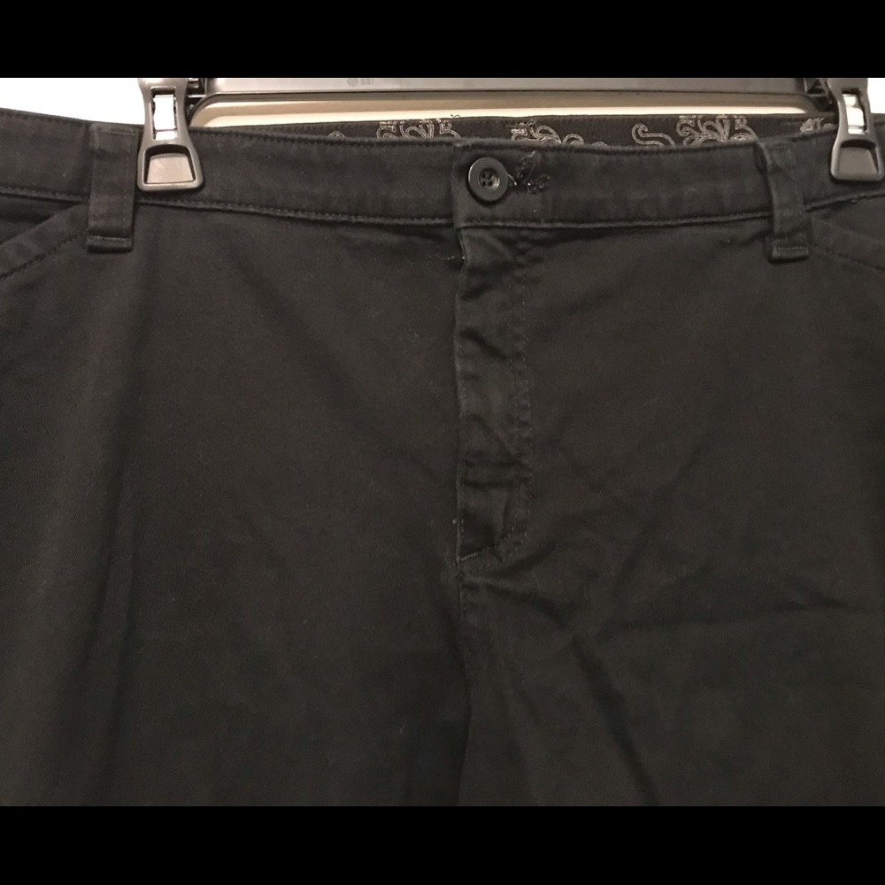 Lee Women’s Plus Size Black Straight Leg Comfort Waist Pants - Picture 3 of 8